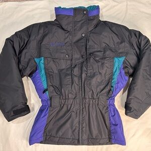 Vintage Columbia Sportswear Snow Ski Jacket Women Size Small Snowboarding